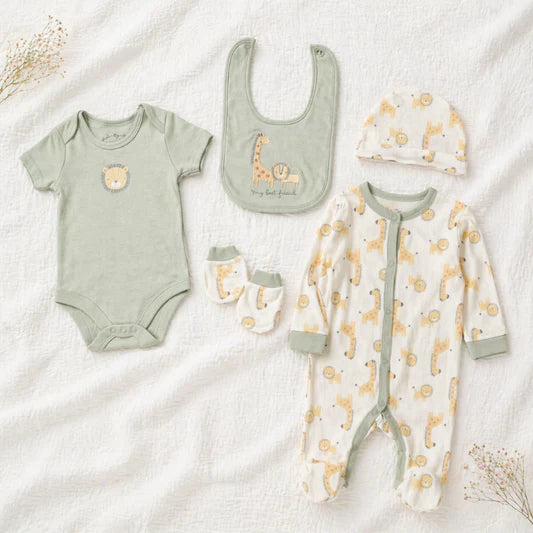 Safari Baby Boy Gift Set