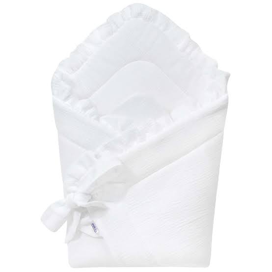 White baby swaddle